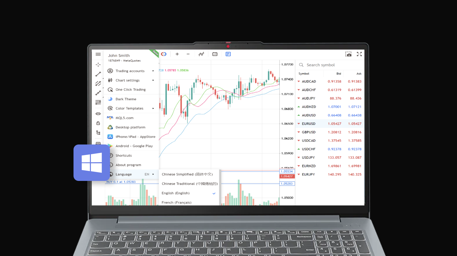 Download MT5 on PC - MetaTrader 5 for Windows | PrimeXBT