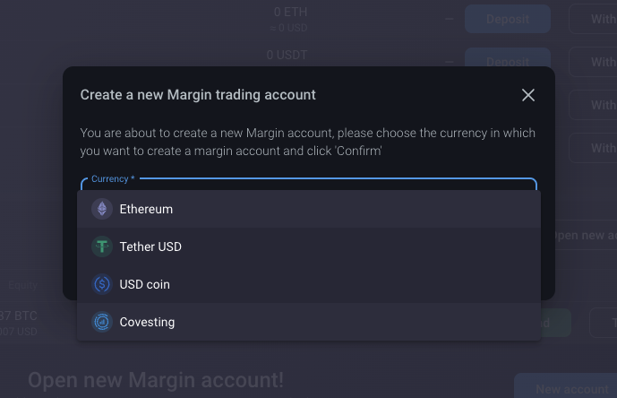 Announcing New COV-Denominated Margin Trading And Copy Trading Accounts  - PrimeXBT 2