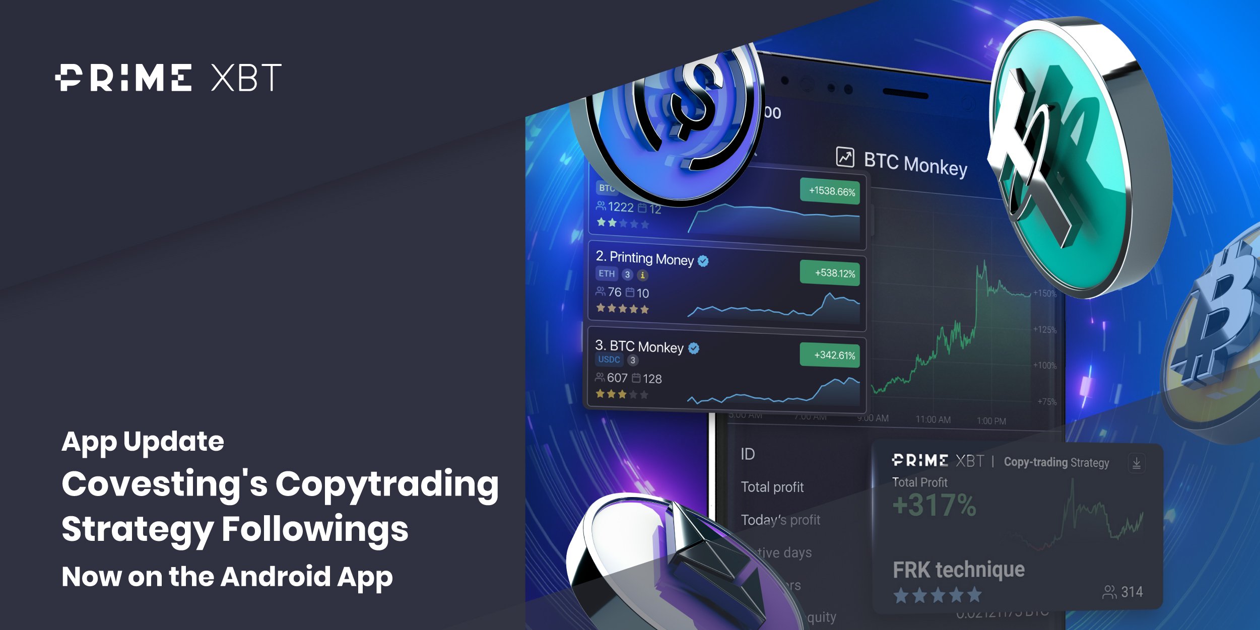 Following Now Implemented Into PrimeXBT Mobile App Copy Trading Experience - Blog app  01 08