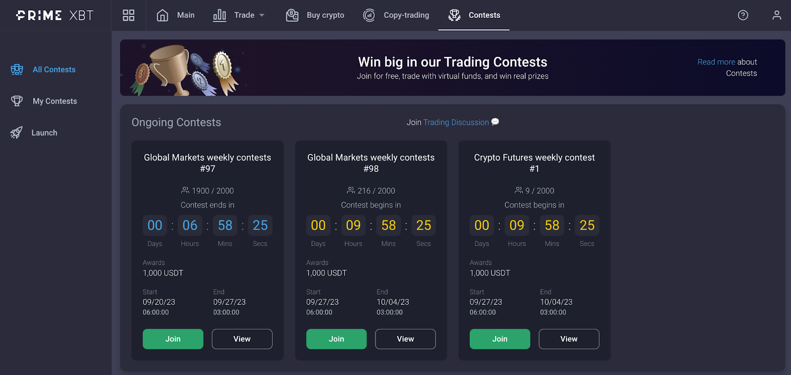 Announcing an all-new Crypto Futures Contest: try the platform & win prizes - contestcf