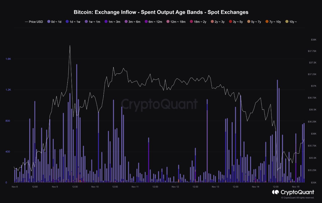 Market research report: Crypto prices swing wildly as altcoins see first large pullback, stocks rise as inflation eases - BTC Sell Age Bands