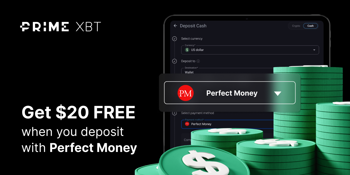 Get $20 FREE when you deposit with Perfect Money - F 21 01 24 2 EN