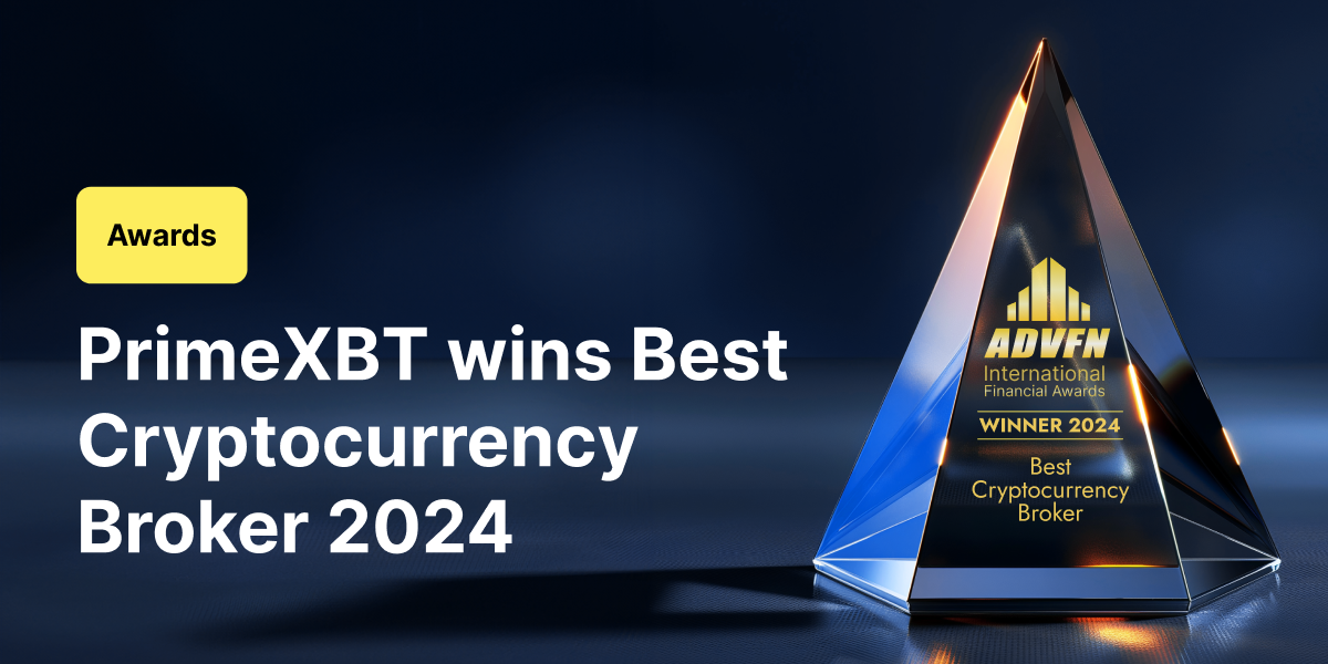 PrimeXBT wins Best Cryptocurrency Broker 2024 - EN ADVFN International Financial Awards 2024 blog 1200x600