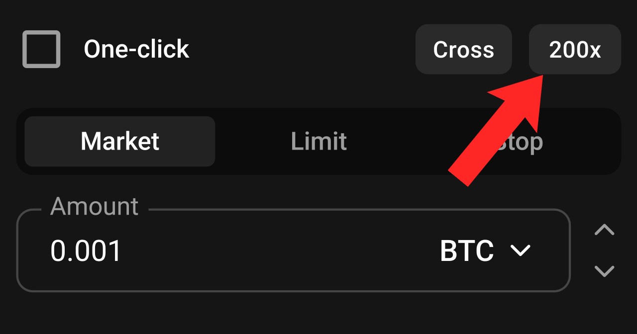 Adjustable leverage in cross-margin for Crypto Futures – set your personal cap - 126126126123125