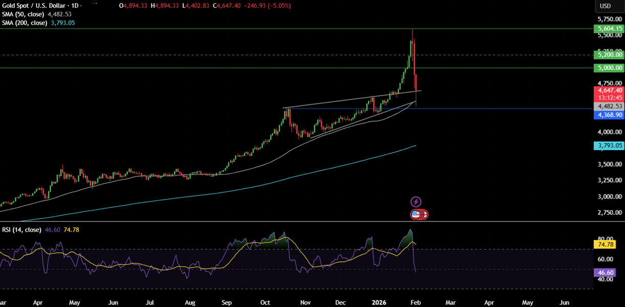 Week ahead: Precious metal volatility, US ISM PMIs, NFP, RBA, BoE, ECB rate decisions, Apple & Amazon earnings - gold 8
