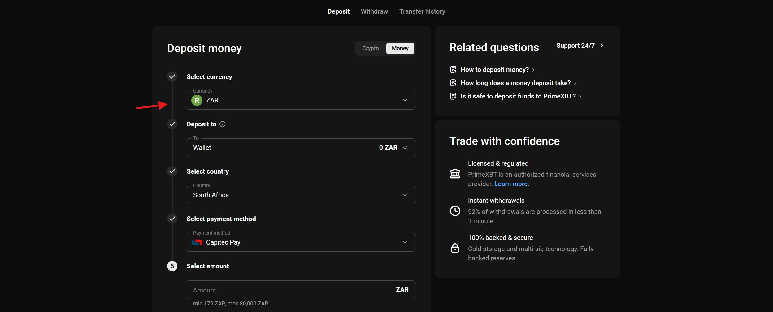 ZAR-denominated accounts now available on PrimeXBT ZAR-denominated accounts now available on PrimeXBT - actual second zar