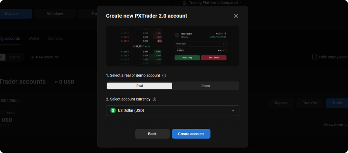 PXTrader 2.0 is becoming PrimeXBT&rsquo;s main trading platform - 1 Screenshots 3
